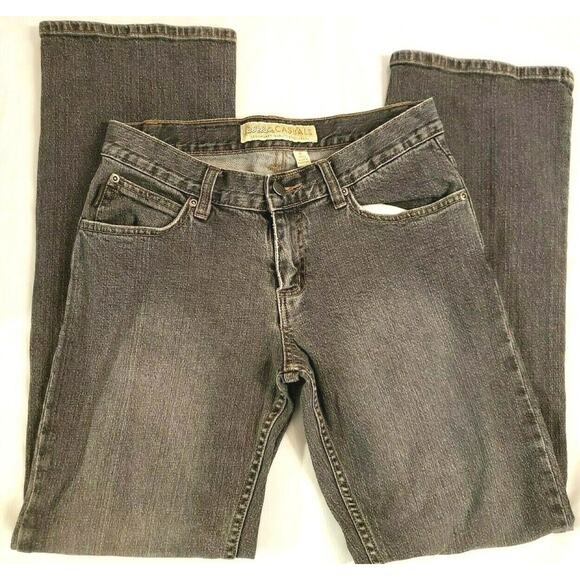 Cabelas Casuals Womens Light Grey Denim Straight Leg Jeans Size 6 - Picture 1 of 5